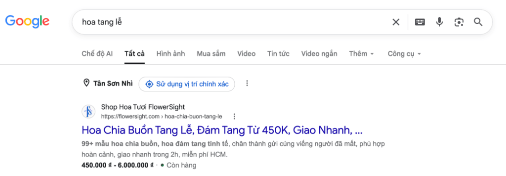 Top 1 Google "Hoa Tang Lễ / Chia Buồn"