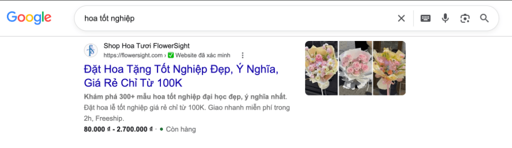 Top 1 Google Mùa Kỷ Yếu "Hoa Tốt Nghiệp"