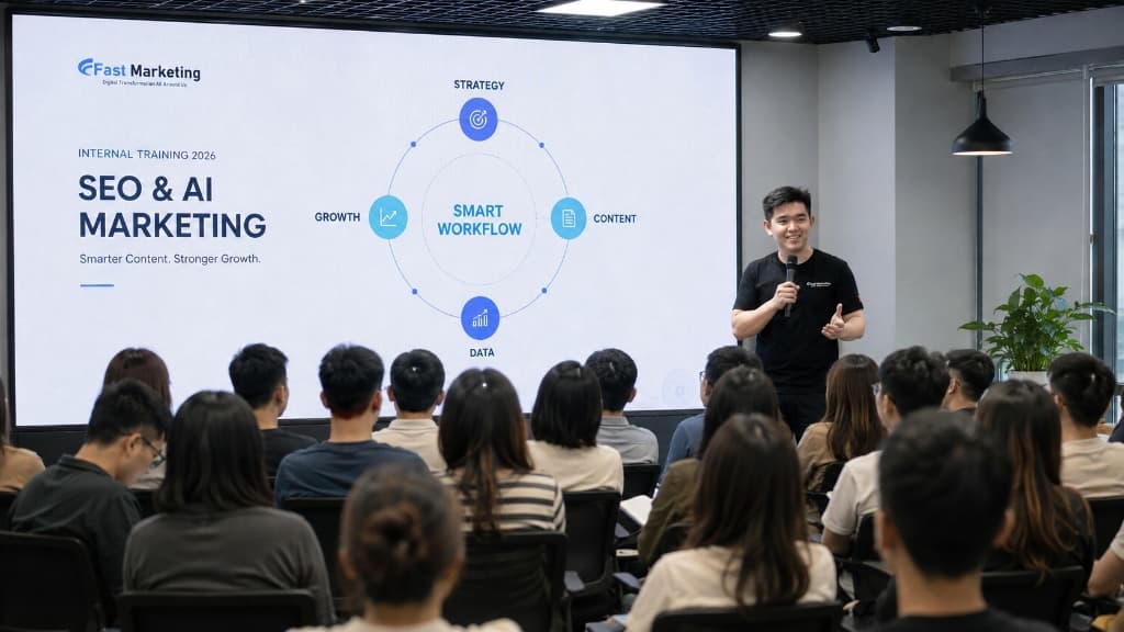 Lớp học SEO và AI Marketing thực chiến tại Fast Marketing