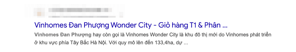 Vinhomes Đan Phượng (Wonder City)