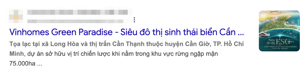 Vinhomes Green Paradise Cần Giờ
