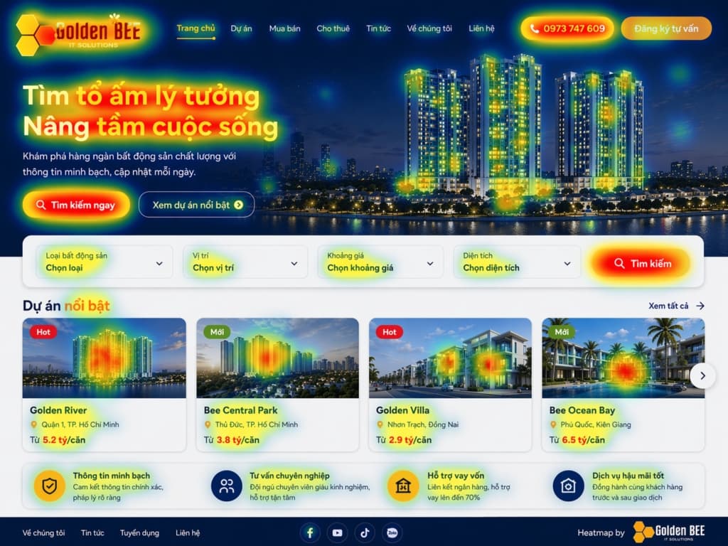 Heatmap Tracking User Behavior