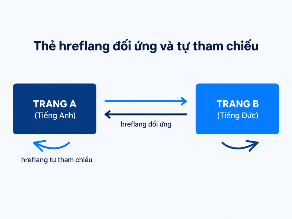 Thẻ hreflang đối ứng và tự tham chiếu cho website đa ngôn ngữ