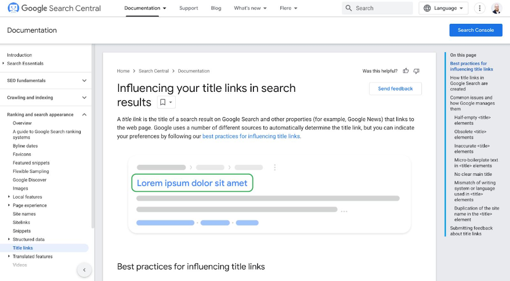 Không kiểm tra hiện tượng Google viết lại Title Link: Tài liệu từ Google Search Central