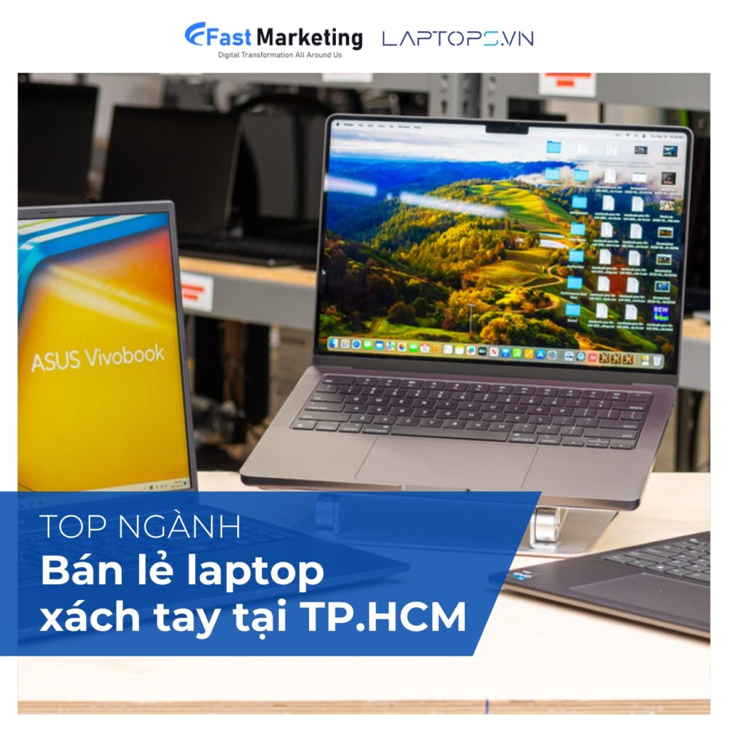 Top ngành bán lẻ laptop